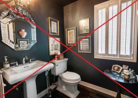 6 časté chyby, které je třeba se vyhnout při zdobení typické WC. A jejich řešení