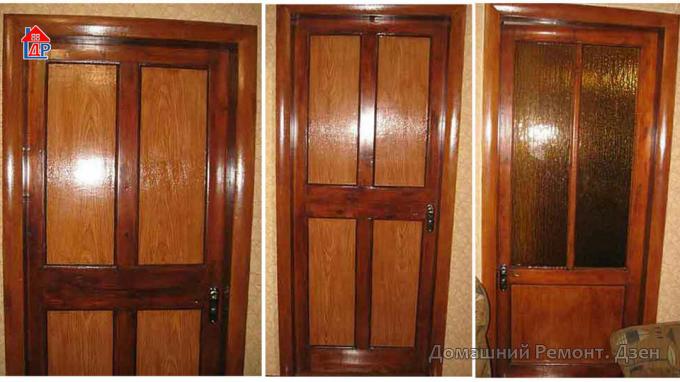 restaurované dveře