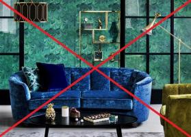 7 časté chyby, které by se mělo zabránit při výzdobě a uspořádání interiéru s sametové doma