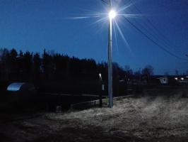 LED světla v obci a jejím území
