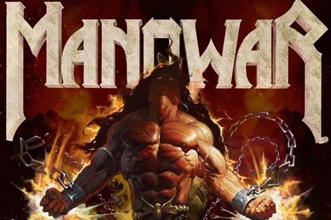 Manowar skupina symbol - beztvářný bojovník