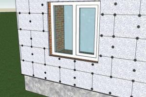 Použití pěnového polystyrenu nebo pěnového izolace stěn