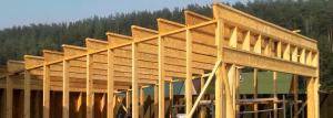 Jak je délka dřevěné stropní trámy