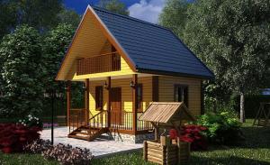 Kompaktní dvoupodlažní dům určený 6x6 účelné a hospodárné pro rodiny s dětmi