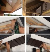 Podání převisu střechy: Střešní podhledy, jak vytvořit soubor
