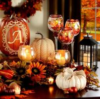 Podzimní dekorace pro váš domov, nebo přidat nějaké barvy do interiéru. 4 nápady následovat